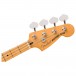 Fender Player II Mustang Bass PJ, Maple Fingerboard, Polar White - Headstock, Front