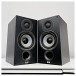 ELAC Debut B5.2 Vinyl Bookshelf Speaker (Pair), Black Ash Lifestyle View