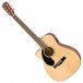 Fender CC-60SCE Left Handed Concert Electro Acoustic Guitar, Natural Headstock