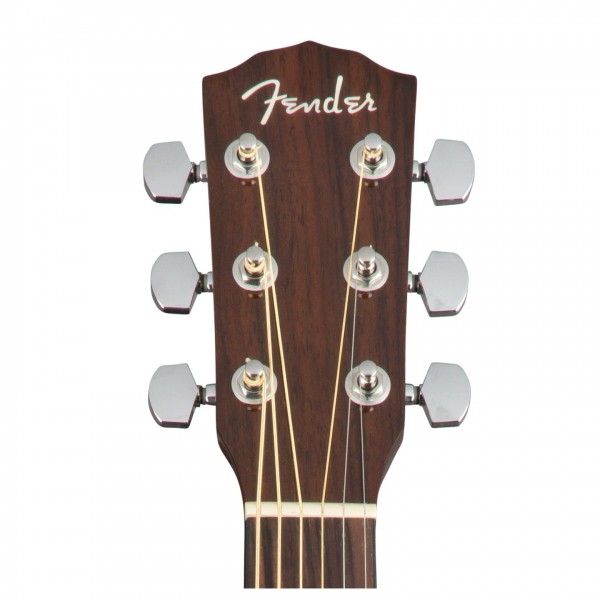 Fender CD-140SCE Dreadnought Electro Acoustic Guitar, Natural Headstock