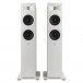 JBL Stage 260F Floorstanding Speakers (Pair), White - Front