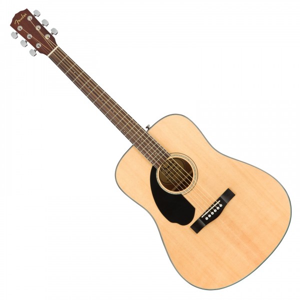 Fender CD-60S Left Handed Acoustic Guitar, Natural