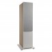 JBL Stage 280F Floorstanding Speaker, White - Front angled with grilled attached