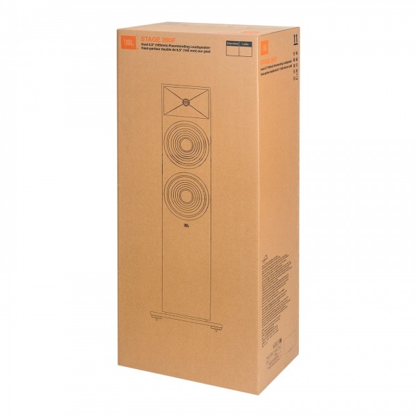 JBL Stage 260F Floorstanding Speaker, Black - Packaging