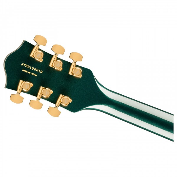 Gretsch Nashville Hollow Body with String-Thru Bigsby, Ebony Fingerboard, Cadillac Green - Headstock, Back