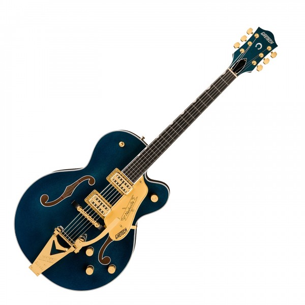 Gretsch Nashville Hollow Body with String-Thru Bigsby, Ebony Fingerboard, Midnight Sapphire - Front