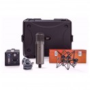 Warm Audio WA-47T Large-Diaphragm Tube Condenser Microphone, LTD Titanium