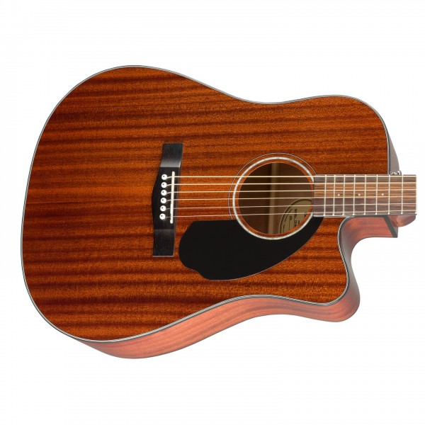 Fender CD-60SCE Mahogany Dreadnought Guitar, Natural