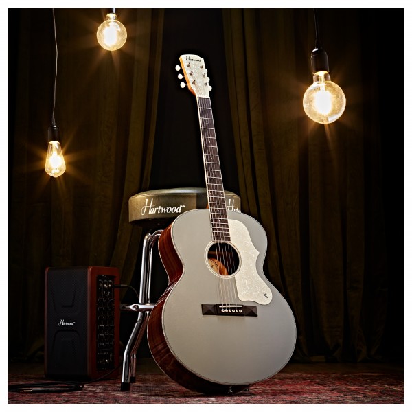 Hartwood Century Jumbo Acoustic Guitar, Gold