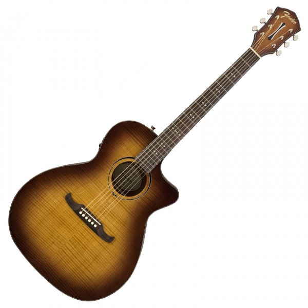 Fender FA-345CE Auditorium Electro Acoustic, 3-Tone Tea Burst Front View
