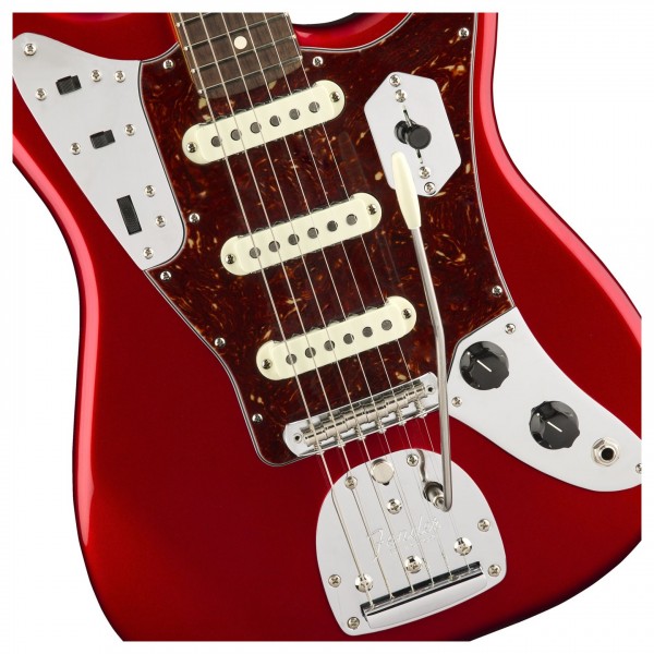 Fender LTD Jaguar Stratocaster RW, Candy Apple Red at Gear4music