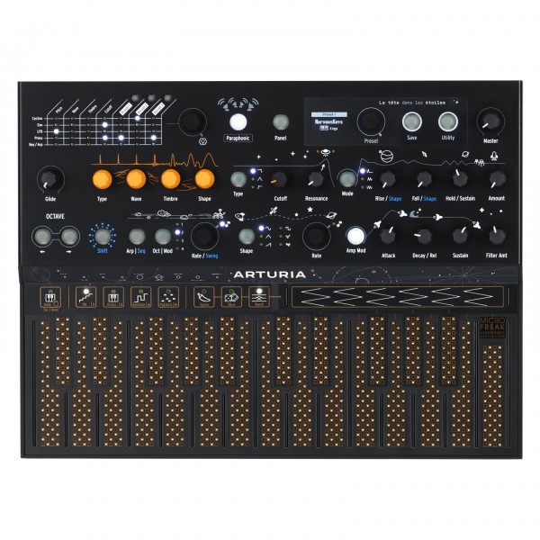 Arturia MICROFREAK Stellar Paraphonic Hybrid Synthesizer - Top