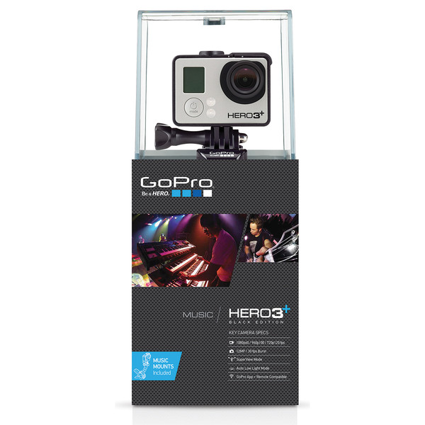 GoPro HERO3+ Black Music Edition Action Video Camera