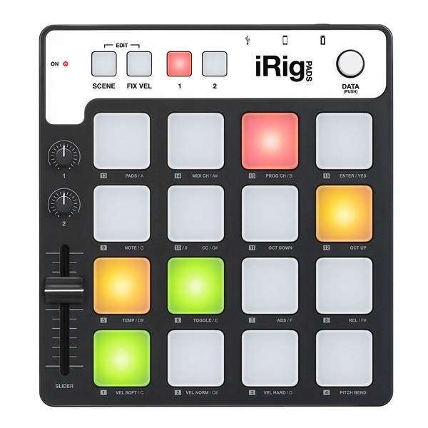 IK Multimedia iRig Pads, Pad Controller for iOS