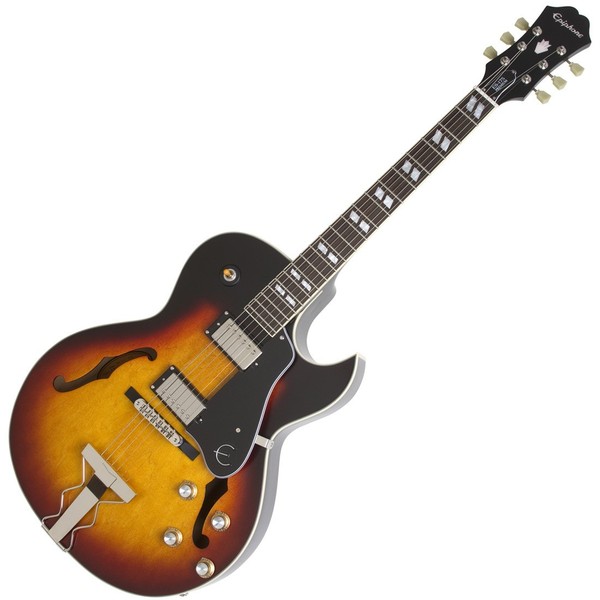 Epiphone ES-175 Premium Hollowbody Guitar, Vintage Sunburst