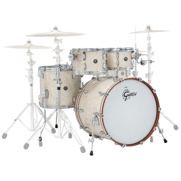 Gretsch Drums Renown Maple 22'' 4 Pc Euro Shell Pack, Vintage Pearl