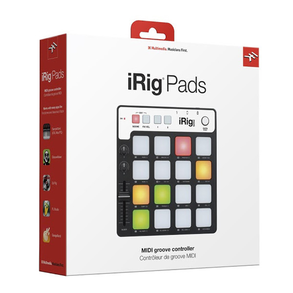 IK Multimedia iRig Pads, Pad Controller for iOS