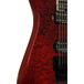 Jackson DK7Q Pro Series Dinky 7-String Guitar, Quilt Trans Red