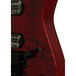 Jackson DK7Q Pro Series Dinky 7-String Guitar, Quilt Trans Red