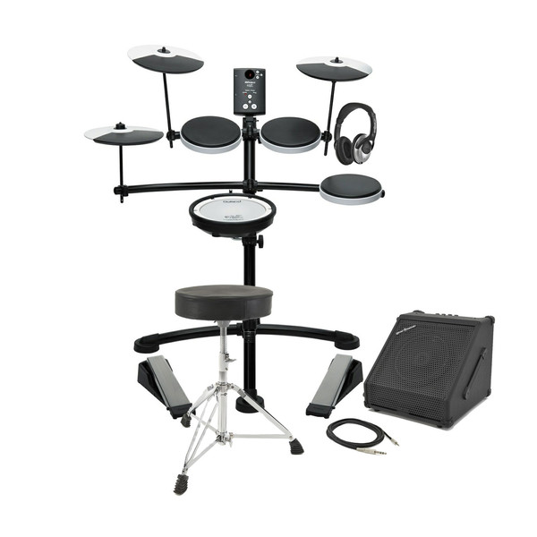 Roland TD-1KV V-Drums Electronic Drum Kit with Amp, Stool and Sticks