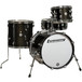 Ludwig Breakbeats Questlove 16in 4Pc Shell Pack, Black Gold Sparkle