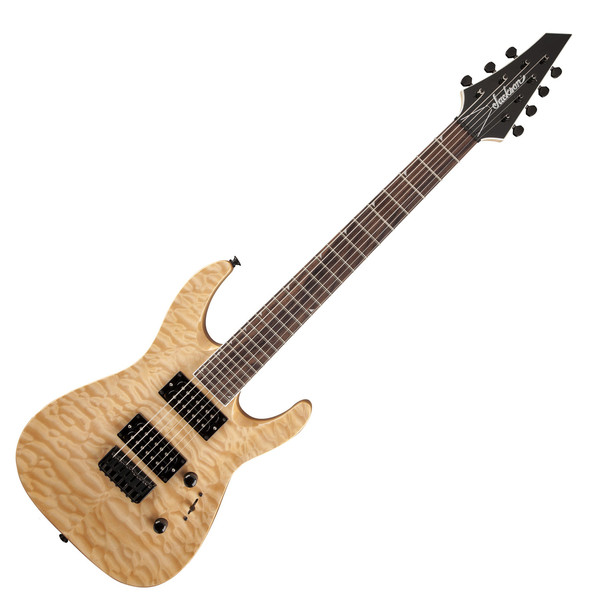 DISC Jackson JS32-7Q Dinky 7-String Electric Guitar, Natural