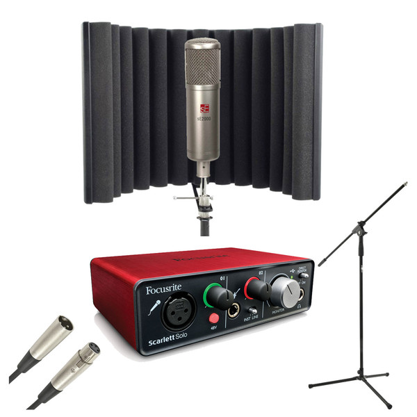 Focusrite Scarlett Solo Recording Bundle