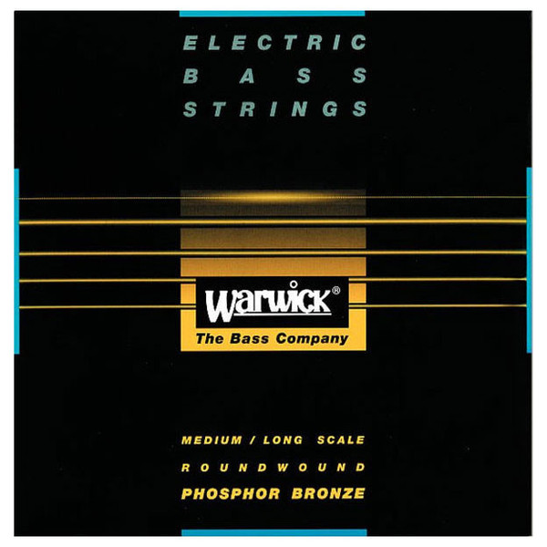 Warwick Black Label Acoustic Bass Strings, 6 Long Scale Strings 