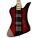 Jackson Ellefson Kelly Bird IV Bass Guitar, Red Stripe