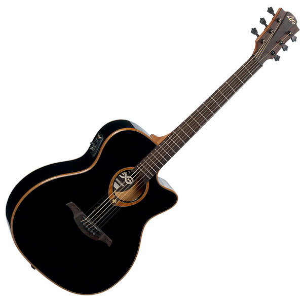 LAG Tramontane T100ACE Electro-Acoustic Guitar, Black