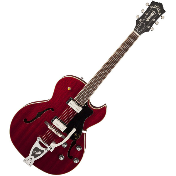 Guild Newark St Starfire III with Bigsby, Cherry Red