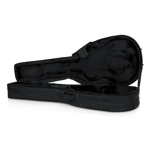 Gator GL-AC-BASS Rigid EPS Acoustic Bass Guitar Case, Open