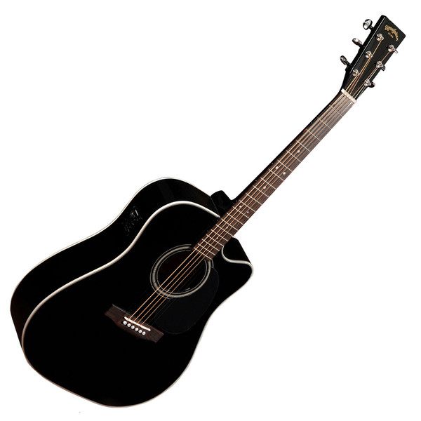 Sigma DMC-1STE Electro Acoustic Guitar, Black