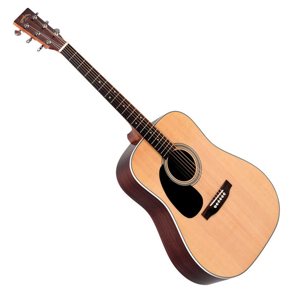 Sigma DR-28L Left Handed Dreadnought Acoustic Guitar, Natural