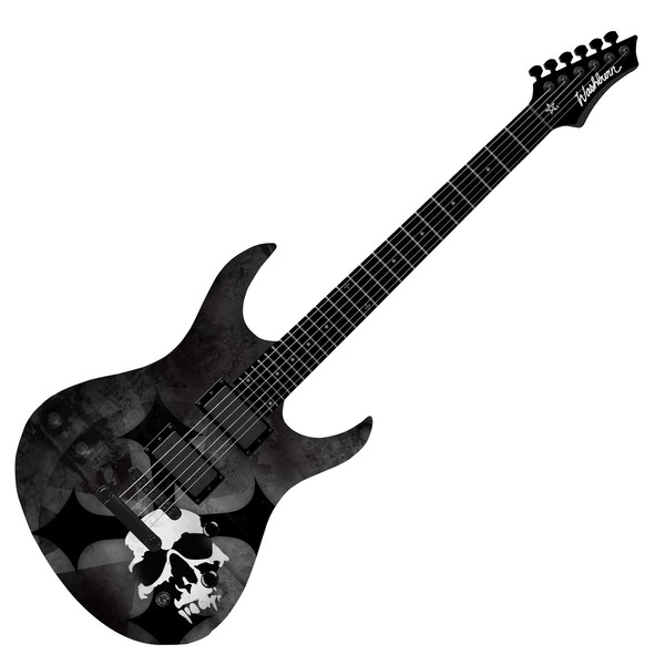 DISC Washburn EVIL4 XM Series Electric Guitar, Black at Gear4music
