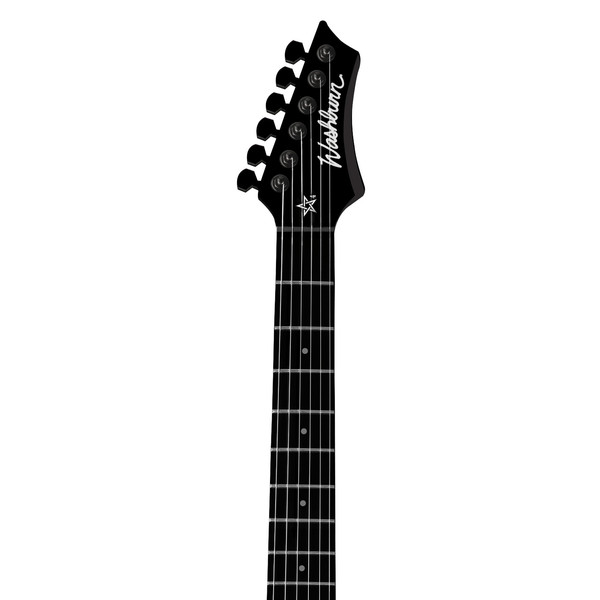 DISC Washburn EVIL4 XM Series Electric Guitar, Black at Gear4music