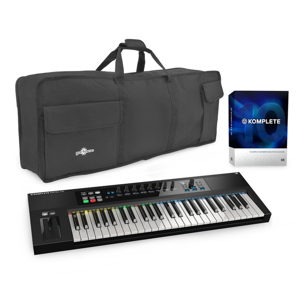 DISC Native Instruments Komplete Kontrol S49 and Komplete 10 with Bag |  Gear4music