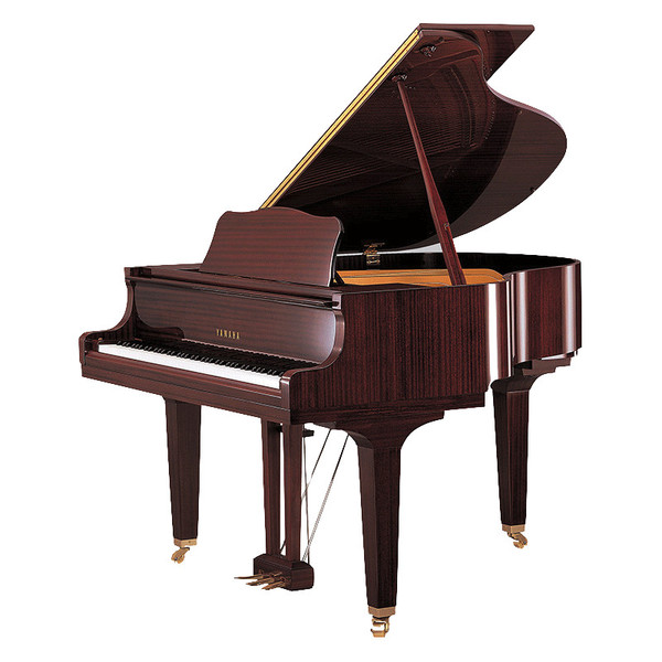 Yamaha GC1M Grand Piano, Mahogany Polyester