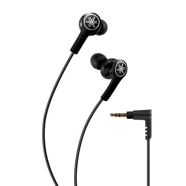 Yamaha EPHM200 Earphones with Remote, Black