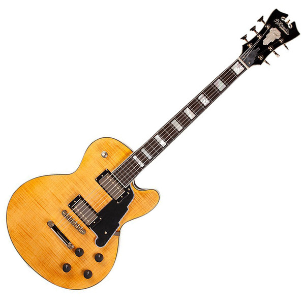 D'Angelico EXSD Solid Body Electric Guitar, Natural