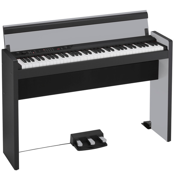 Korg LP-380 73 Key Digital Piano, Black and Silver