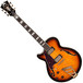 D'Angelico EXSS Semi-Hollow Body Electric Guitar, LH, V. Sunburst