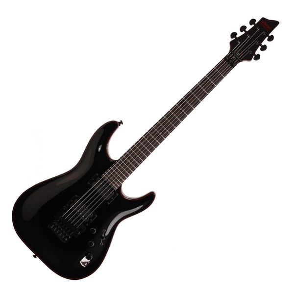 Schecter Blackjack C-1 Floyd Rose Electric Guitar, Gloss Black