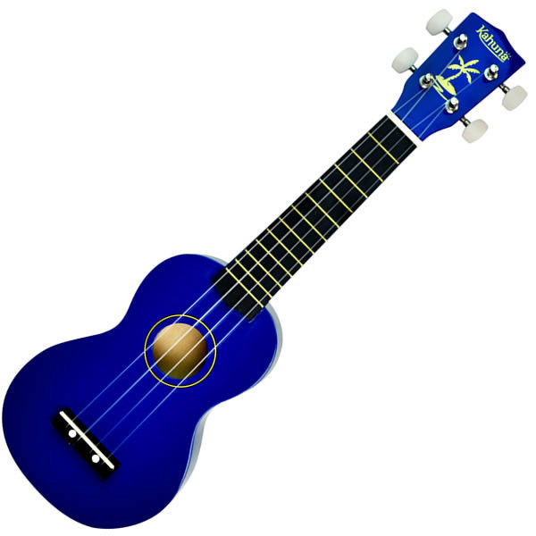 Kahuna Soprano Ukulele, Blue