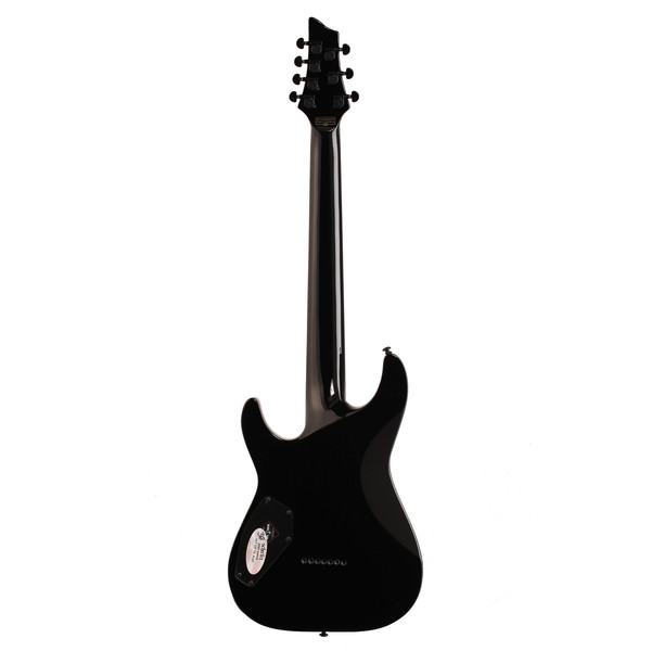 DISC Schecter Blackjack C-7 7 String Electric Guitar, Gloss Black