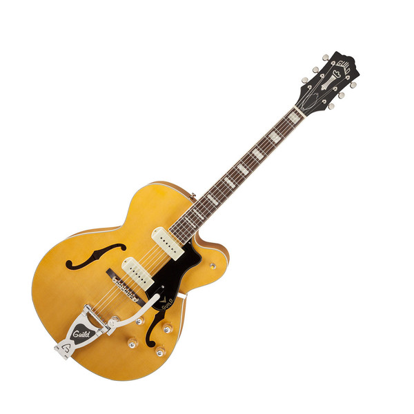 Guild Newark St X-175B Manhattan with Bigsby, Blonde at Gear4music