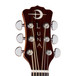 Luna Americana Parlor Cutaway Electro Acoustic Guitar, Natural