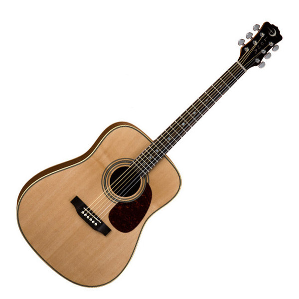 Luna Americana Classic Dreadnought Acoustic Guitar, Natural