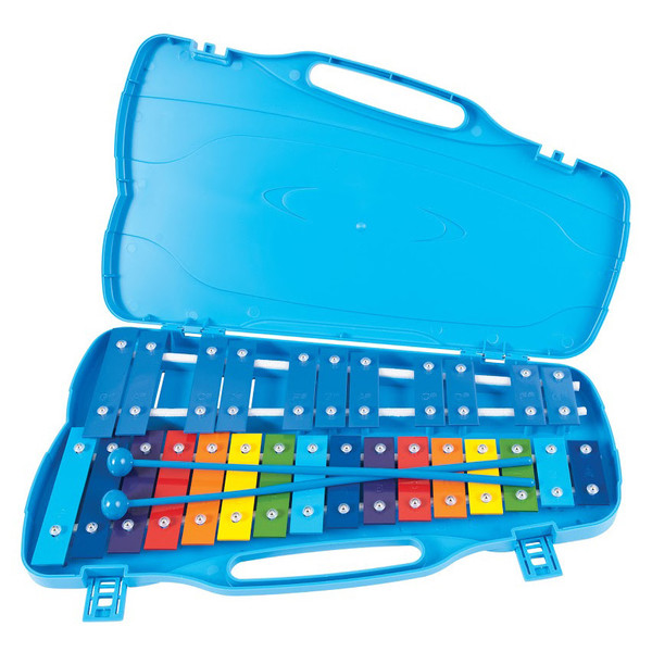 Performance Percussion G5-A7 27 Note Glockenspiel, Coloured Keys