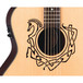 Luna Celtic Horse Grand Concert Electro Acoustic Guitar, Natural